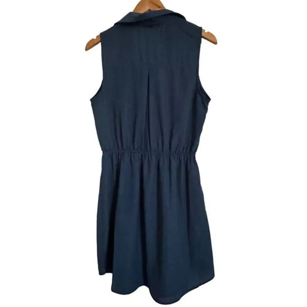 GYPSIES & Moondust Drawstring Shift Dress Size Large - Picture 2 of 4